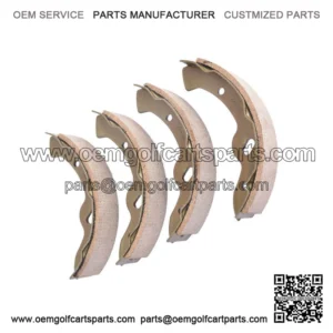(4) For EZGO (1997-Up) Txt/Medalist & RXV Gas 2008+ Golf Cart Brake Shoes
