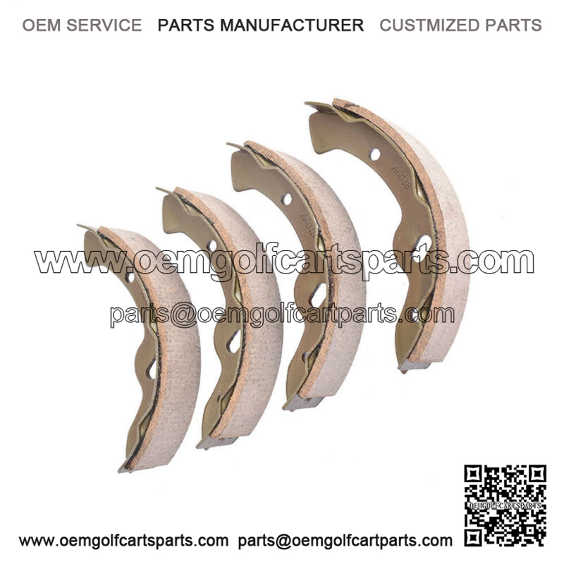 (4) For EZGO (1997-Up) Txt/Medalist & RXV Gas 2008+ Golf Cart Brake Shoes