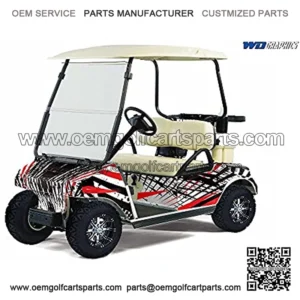 Wholesale Decals Golf Cart Graphics kit Sticker Decal Compatible with 1983-2014 - Slash and Burn