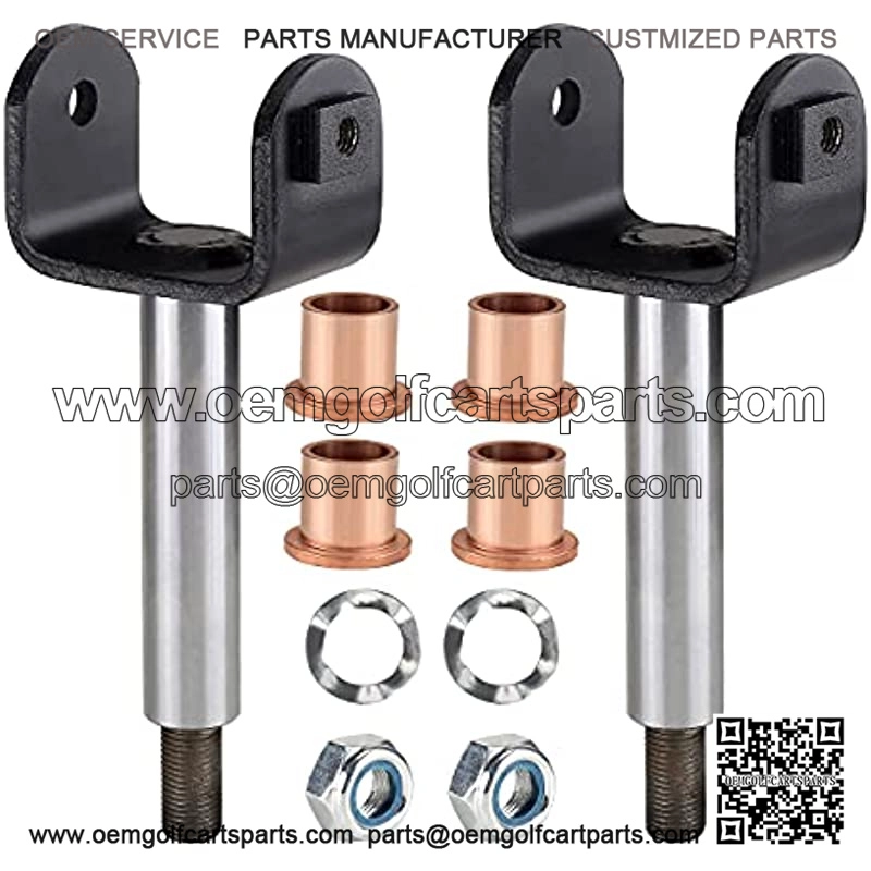 Complete Front End King Pin Joints Repair Kit for Club Car Precedent 2004-up Gas/Electric Golf Cart