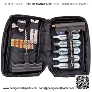 V1 Motor CO2 Motorcycle, ATV Flat Repair Kit Tubeless Tire Repair Kit