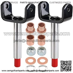 Golf Cart Front End King Pin Repair Kit for Club Car DS 1981-Up,OEM# 1016386 1010150 1016389 8067 7048??2 Pack??