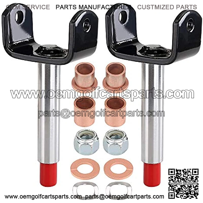 Golf Cart Front End King Pin Repair Kit for Club Car DS 1981-Up,OEM# 1016386 1010150 1016389 8067 7048??2 Pack??