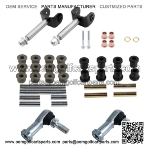 Golf Cart Fron End Repair Kit For Club Car Precedent, W/ King Pin & Tie Rod Ends