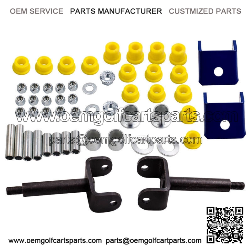 Golf Cart Front End Repair Kit King Pin Bushing Kit For Club Car DS 93-Up New