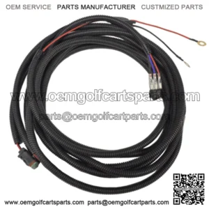 Single LED Light Bar Wiring Harness for Golf Cart