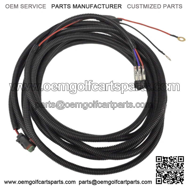 Single LED Light Bar Wiring Harness for Golf Cart