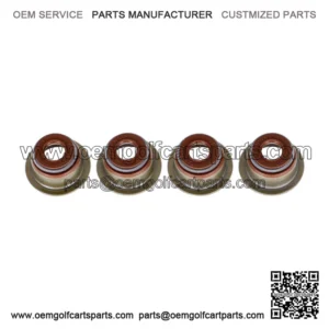 Set Of 4 Seals Valve Stem Seal For Ezgo 295cc / 350cc 4 Stroke Gas Golf Carts