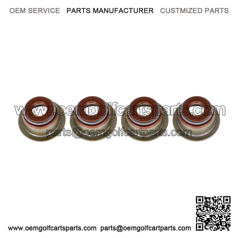 Set Of 4 Seals Valve Stem Seal For Ezgo 295cc / 350cc 4 Stroke Gas Golf Carts