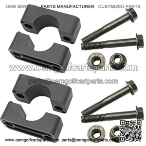 Brake Block Mounting Set with Screw Nut for Club Car DS Carryall Golf Cart 1981-Up 1011402