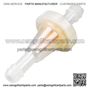 Fuel Filter for Club Car 84-91 in-line 1/4"-1/4" & E-Z-GO 2-Cycle 76-94 in-line
