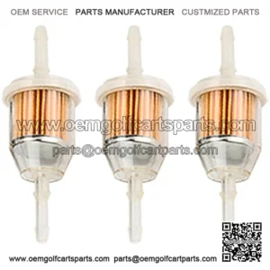 3 Fuel Filter for 25 050 22-s 08-s 03-s for JD Am116304 Gy20709 21541500 21410800 Replace for JD Toro/Wheel Horse 71-5960 Kohler