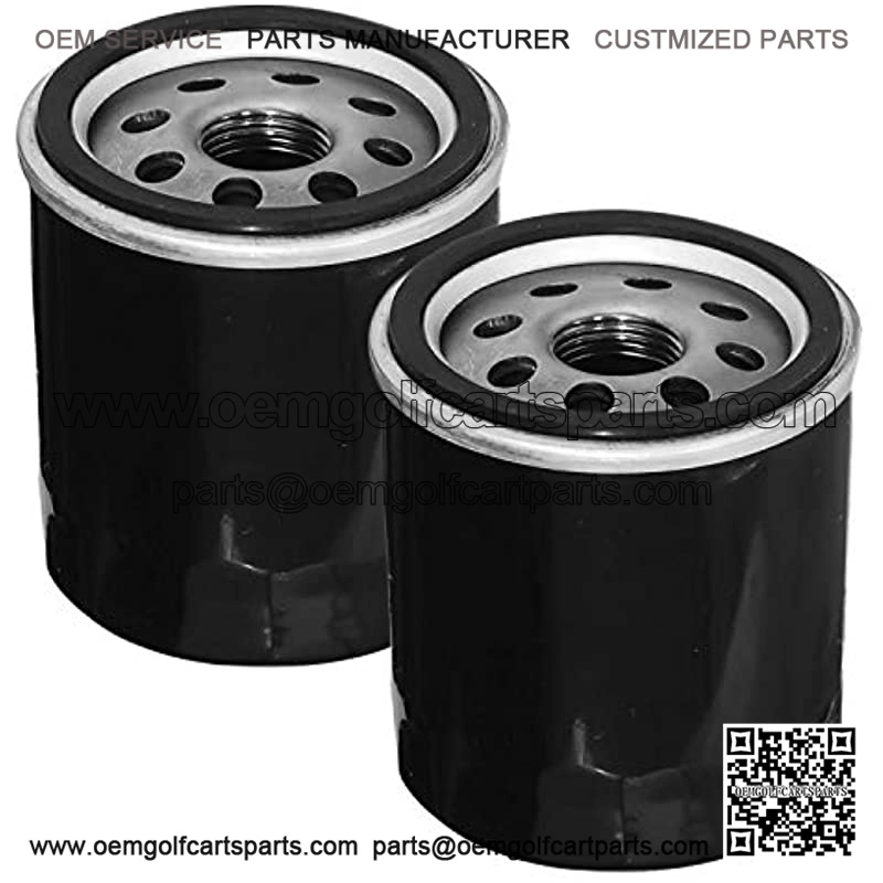 Filtro de aceite 1016467 41016467 repuesto para carritos de golf Club Car DS y Precedent 1992 en adelante con motor Kawasaki FE290 y FE350 (paquete de 2)