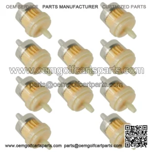 10 Fuel Filter 1/4" or 5/16" fits John Deere AM116304 AM101126 GY20709 M147272