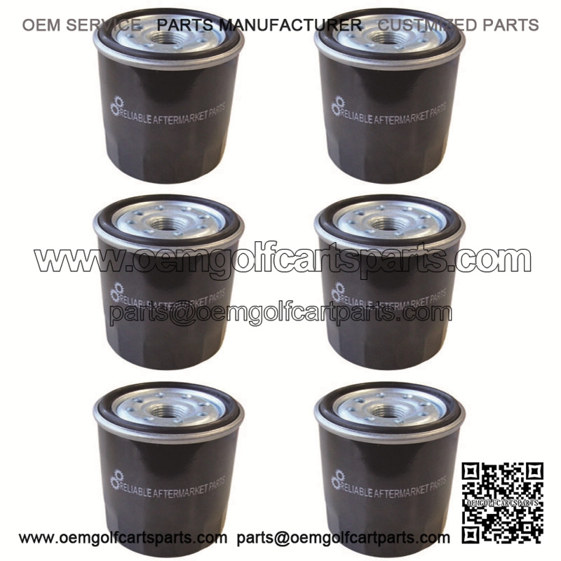 3PK Oil Filter for Club Car Cushman E-Z Go 3/4" Thread 2 11/16" OD 3" H