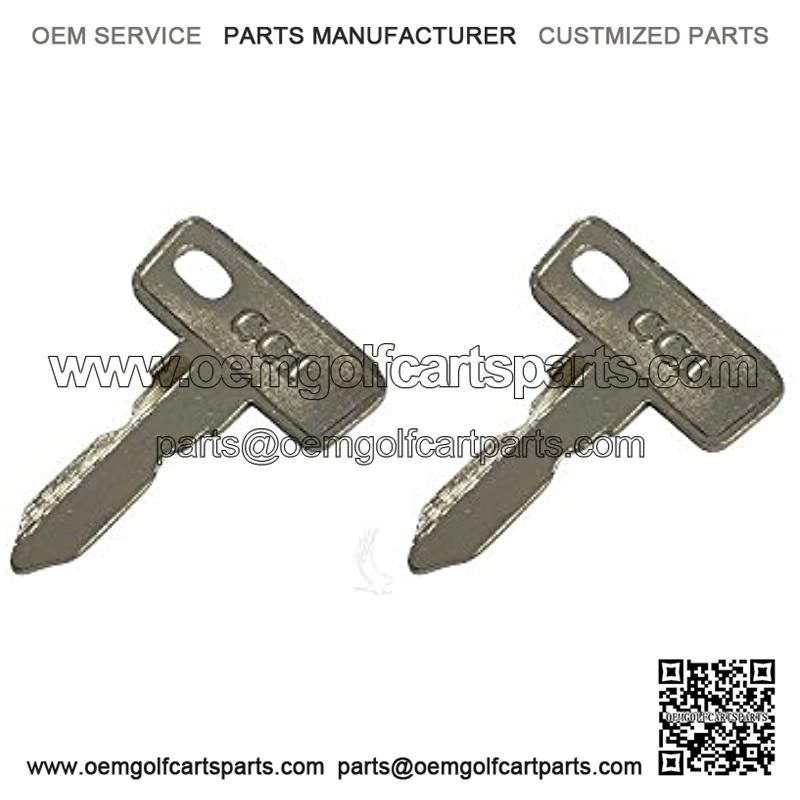 Club Car Ds/Precedent (1982+) Gas/Electric Golf Cart Replacement Ignition Keys