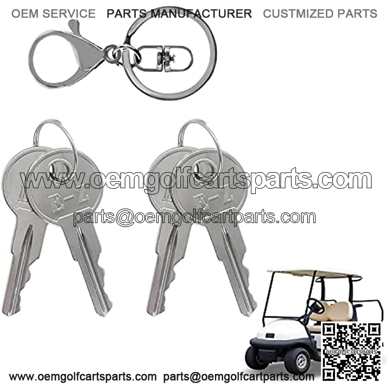 Golf Cart Keys Golf Cart Replacement Ignition Keys 4PCS Fit for EZGO Gas and Electric 1982-Up