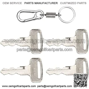 4 Pack Ignition Keys for Yamaha G14 G16 G19 G20 G21 G29 Drive Golf Cart, Replace OEM JU2-H2511-00