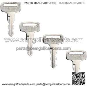 Yamaha Golf Cart Ignition Keys (4PCS) Fits on Yamaha G14,G16,G19,G22,G29/Drive Gas/Electric Golf Cart