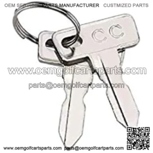 Club Car Replacement Golf Cart Keys (2 Pack)