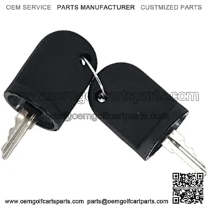 Golf Cart Ignition Key 611282 605946 606993 (2) Compatible with EZGO RXV Gas & Electric Vehicles 2008-Up, Replace 609680 605637 609692
