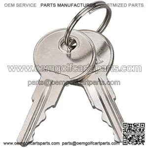 EZGO (1982-Up) Gas and Electric Golf Cart Replacement Ignition Key (2)
