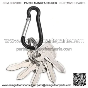 (5) Golf Cart Ignition Keys Replacment for EZGO Club Car Yamaha