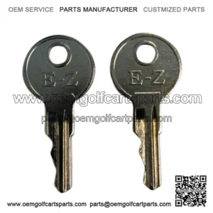 Fits EZGO E-Z-GO GOLF CART KEY (2) TWOPING TXT RXV MPT