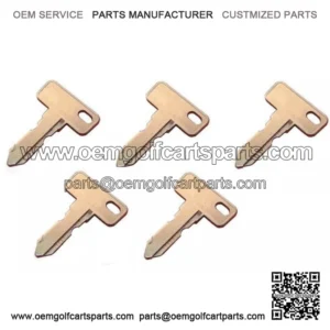 Club Car Golf Cart Key Gas & Electric DS and Precedent (Set Of 5)