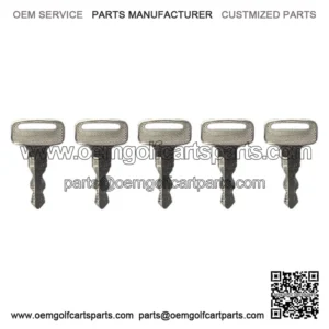 (5) YAMAHA GOLF CART KEYS G14, G16, G19, G22, G29 J17-82511-20 GAS & ELECTRIC