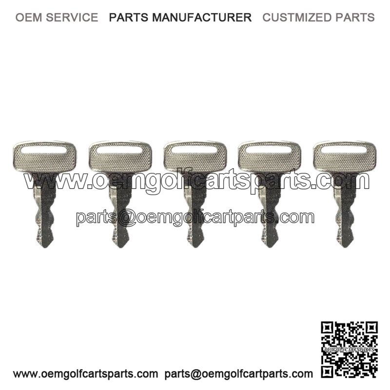 (5) YAMAHA GOLF CART KEYS G14, G16, G19, G22, G29 J17-82511-20 GAS & ELECTRIC