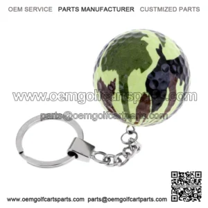 Palos de golf duraderos del tenedor de la bola Llavero deportivo Llavero Regalo de cumplea?os Camo B Llavero de la pelota de golf