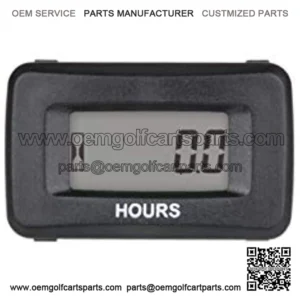Digital LCD Hour Meter Kit,AC/DC 5V to 277V,Use For ZTR Lawn Mower Tractor Generator Golf cart Club car Scrubber Marine ATV Motor Compressor and Gas Powered Equipment