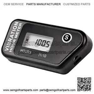 Digital Wireless Hour Meter,Vibration Operation for Golf Cart Tractor Generator Compressor Chainsaw Motorcycle Pressure Washer and Gas/Diesel Powered Machine. (016B-B1-BK) Brand