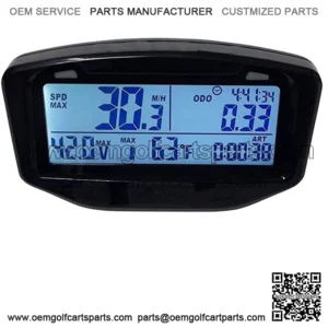Golf Cart Ex-Ray Digital Dashboard Speedometer