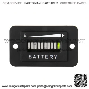 Runleader 36V LED Battery Capacity Indicator, Battery Charge &Discharge Meter,Suitable for Lead Acid Battery(but not Trojian's),Works on Golf Cart Electric Vehicle Star Car Stacking Machine Alternator