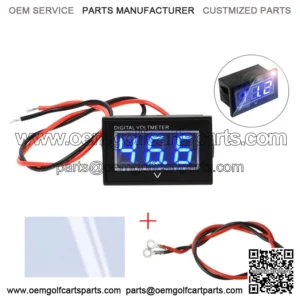 48V Golf Cart Digital Voltage Meter Battery Volt Gauge for Club Car EZGO Yamaha