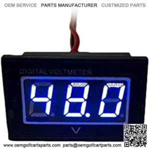 Automotive Authority LLC? 48V Golf Cart Digital Volt Meter Battery Gauge for Use On Club Car EZGO Yamaha 48 Volt - Blue