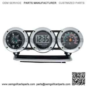 Bell Clock/Compass /Thermometer Combo for Golf Cart