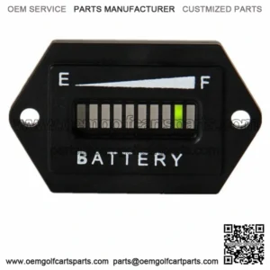 Golf Cart 36 Volt State of Charge Meter with Green LED