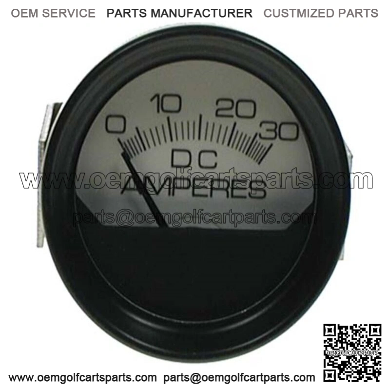 EZGO Ammeter - Round Face