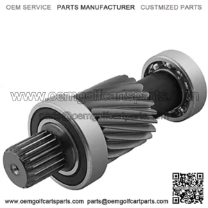 EZGO TXT Input Shaft Kit for 1988-1990 & 1994-up Electric Golf Cart Models, 19 Splines/21 Tooth, 1.5" Diameter Gear, Replaces OEM # 26926-G01, 26926G01, 28095-G01, 28095G01, 612556