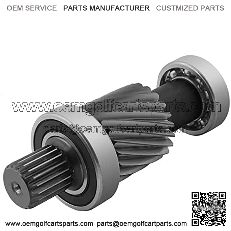 EZGO TXT Input Shaft Kit for 1988-1990 & 1994-up Electric Golf Cart Models, 19 Splines/21 Tooth, 1.5" Diameter Gear, Replaces OEM # 26926-G01, 26926G01, 28095-G01, 28095G01, 612556