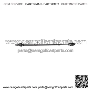 105173201 - PROPSHAFT, FRONT NO SPLN ZERK 81.5 IN