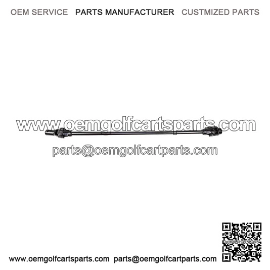 105173201 - PROPSHAFT, FRONT NO SPLN ZERK 81.5 IN