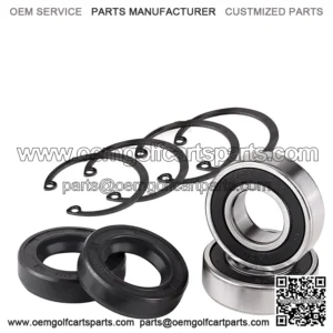 2 Pack Rear Axle Bearing & Seal Kit for EZGO Golf Cart, Replace OEM 611931 15112-G1 15112G1 70181-G01 70181G01 556254 620343