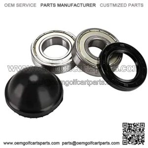 Golf Cart Yamaha Front Wheel Bearing Kit,Inner Wheel Sealed Ball Bearing and Commutator Bearing with Rubber Front Hub Dust Cover for Yamaha G2-G22 and G29.