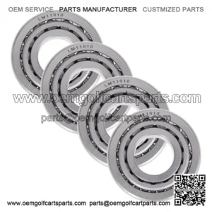 (4) FOR CLUB CAR PRECEDENT GOLF CART FRONT WHEEL HUB BEARINGS 2004-UP G&E