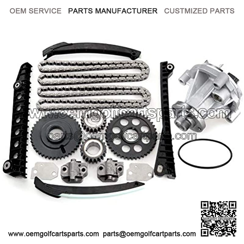 Timing Chain Water Pump Kit fits for 1997 1998 C-3072 for ford E-150 Econoline Club Wagon E-250 E-350 E-450 5.4L