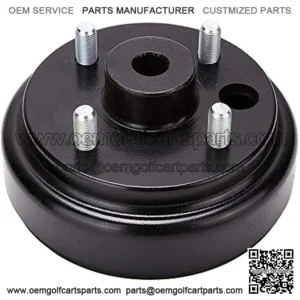 Golf Cart Brake Drum/Hub Assembly (Electric) for EZGO TXT Golf Carts Replace# 19186G1